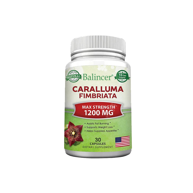 Caralluma Fimbriata - Maximum Strength Weight Management Supplement, Appetite Suppressant, Metabolism Booster - 120 Capsules Peaceful Pleasures Health and Wellness 30 count-1 bottle