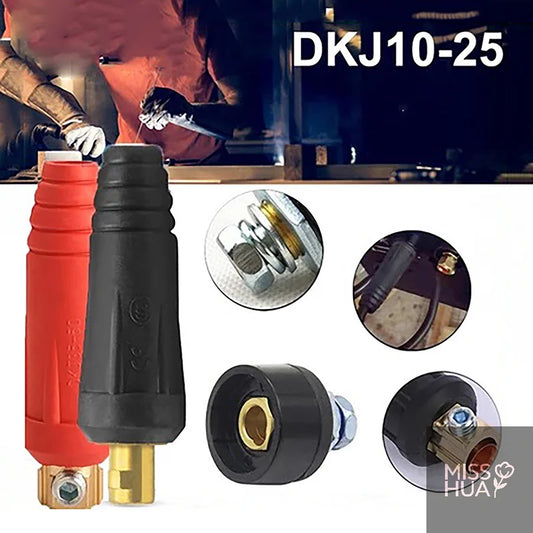 DKJ10-25 Quick Welding Cable Connector | European Style Brass Welding Cable Connector Peaceful Pleasures Health and Wellness