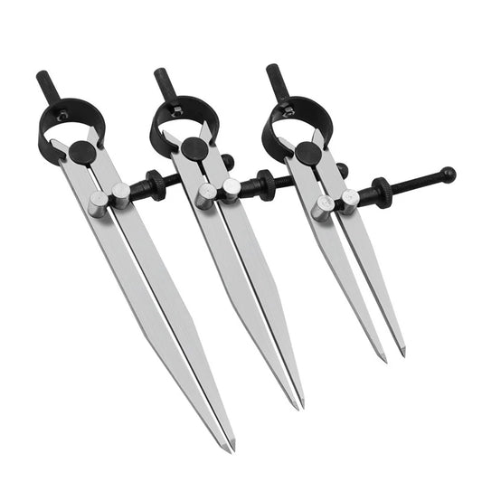 S M L Adjustable Lockable Steel Divider Wing Leather Compass Spacing Peaceful Pleasures Health and Wellness
