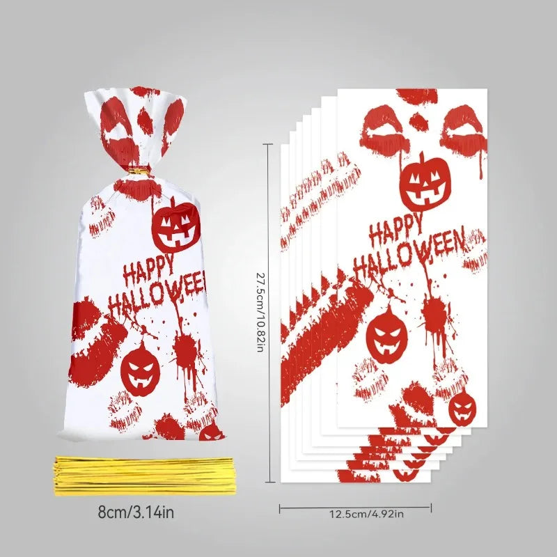 Halloween Trick or Treat Candy Bags 50-Pack | Kids Party Gift