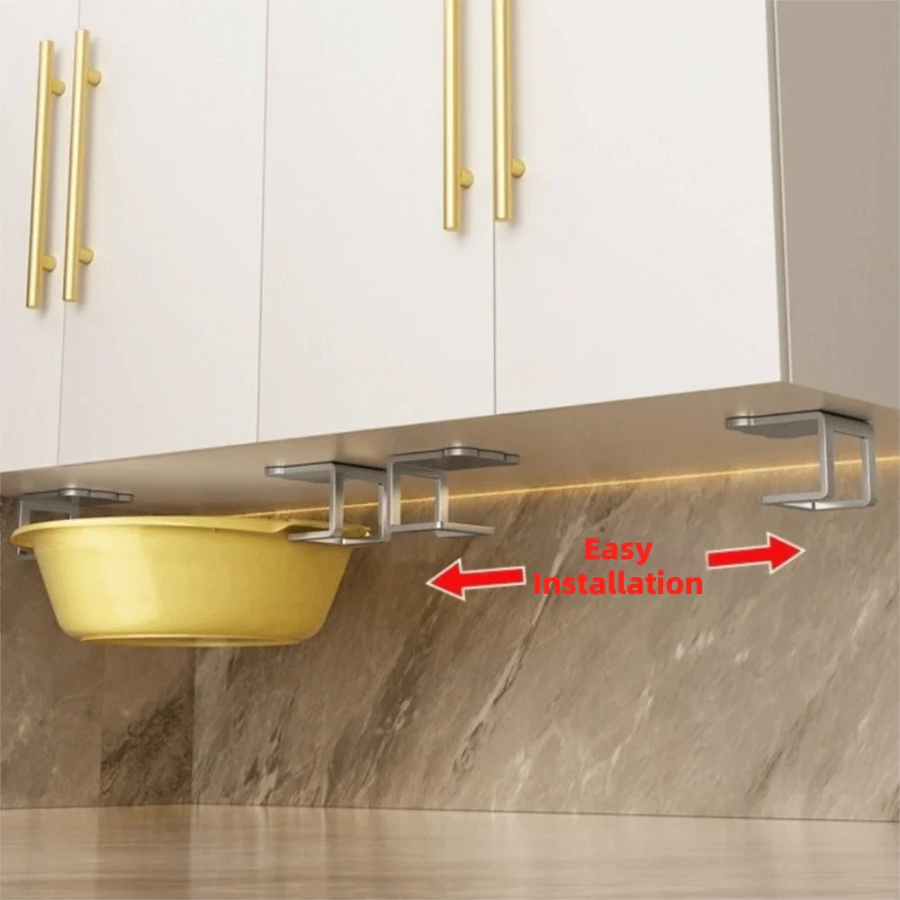Stainless Steel Wall Hook – Sponge, Pot Lid & Board Holder