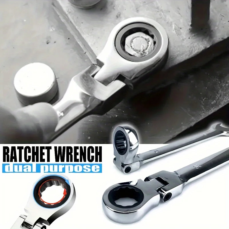 Multifunctional Ratchet Wrench Adjustable Torque Movable Head Ultra