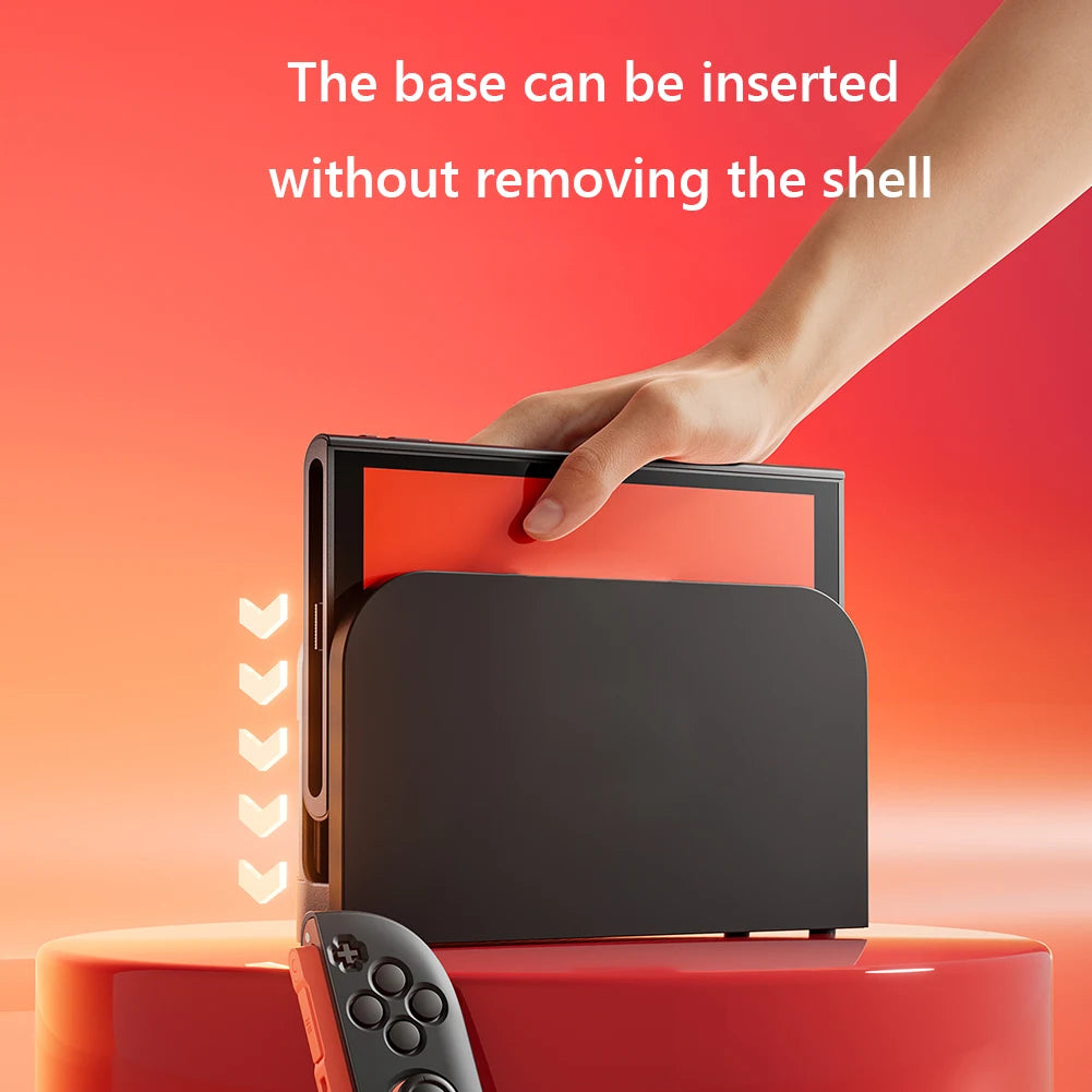 TPU Case for Switch 2 Console Ergonomic Handle Grip Cover Shockproof Protective Cover Anti-Scratch TPU Protection Case Anti-slip Peaceful Pleasures Health and Wellness