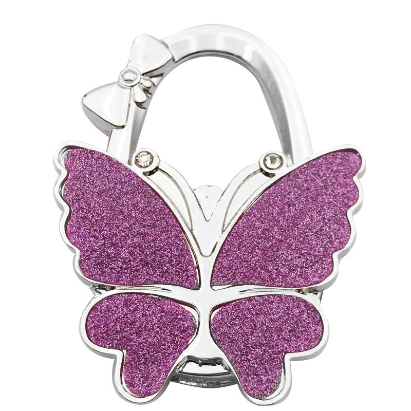 Butterfly Purse Hook – Foldable Handbag Table Hanger for Women