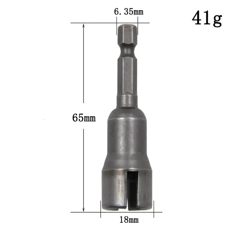Natural Slotted Butterfly Hole Socket Wrench 65mm Hexagonal Handle Electric Screwdriver Wing Nut Socket Tool Hex Socket Set Peaceful Pleasures Health and Wellness