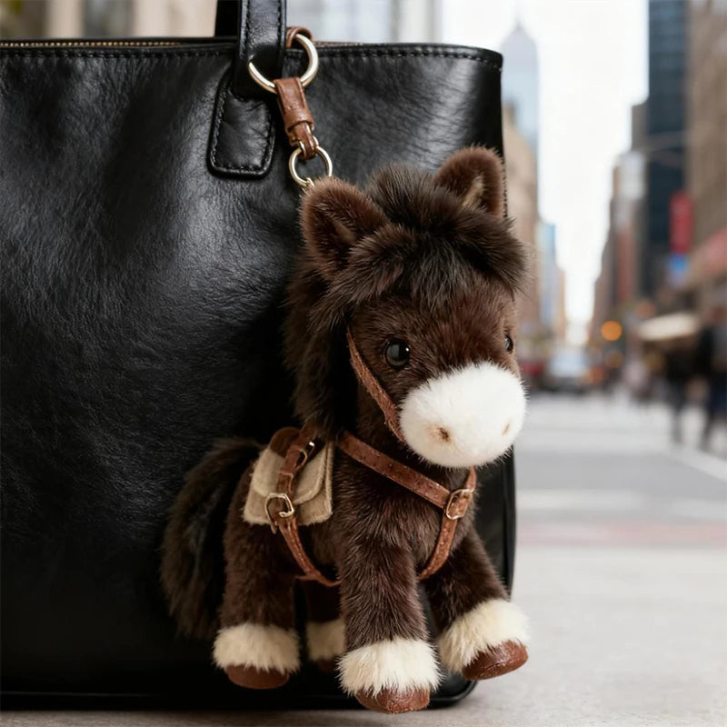 Horse Zodiac Plush Keychain | 2026 Year of the Horse Gift