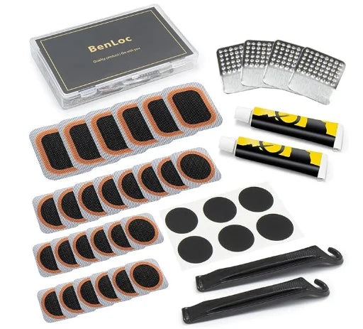 Cycling Tire Repair Kit Lightweight Material Widely Compatible Professional Repair Patch Suitable for Motorcycle Wheelchair Peaceful Pleasures Health and Wellness B-Random Style