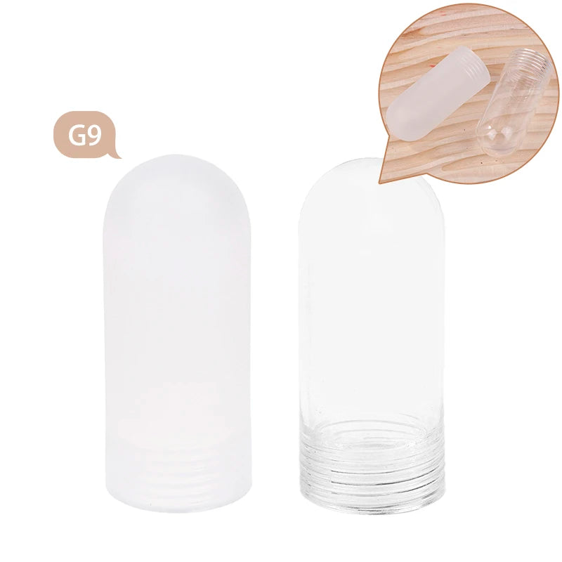 G9 Tubular Glass Lamp Shade Cover – Clear & Frost Replacement Glass Lamp Shade Peaceful Pleasures Health and Wellness