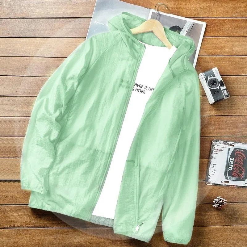 Quick-Drying Sunscreen Clothing for Women Peaceful Pleasures Health and Wellness green XXL