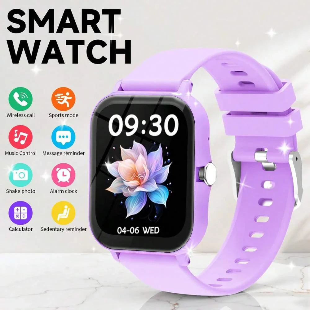 LOMAXFR Smart Watch – Bluetooth Calling, Fitness & Music