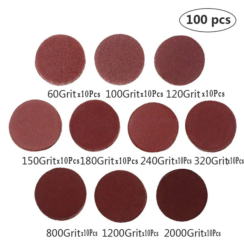 52- Sanding Discs Pad Drill Grinder Rotary Tools Backer Plate