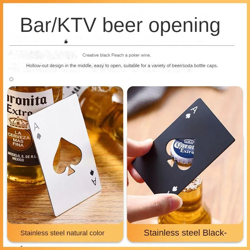 20PCS Playing Card Bottle Openers – Stainless Steel Bar Tool