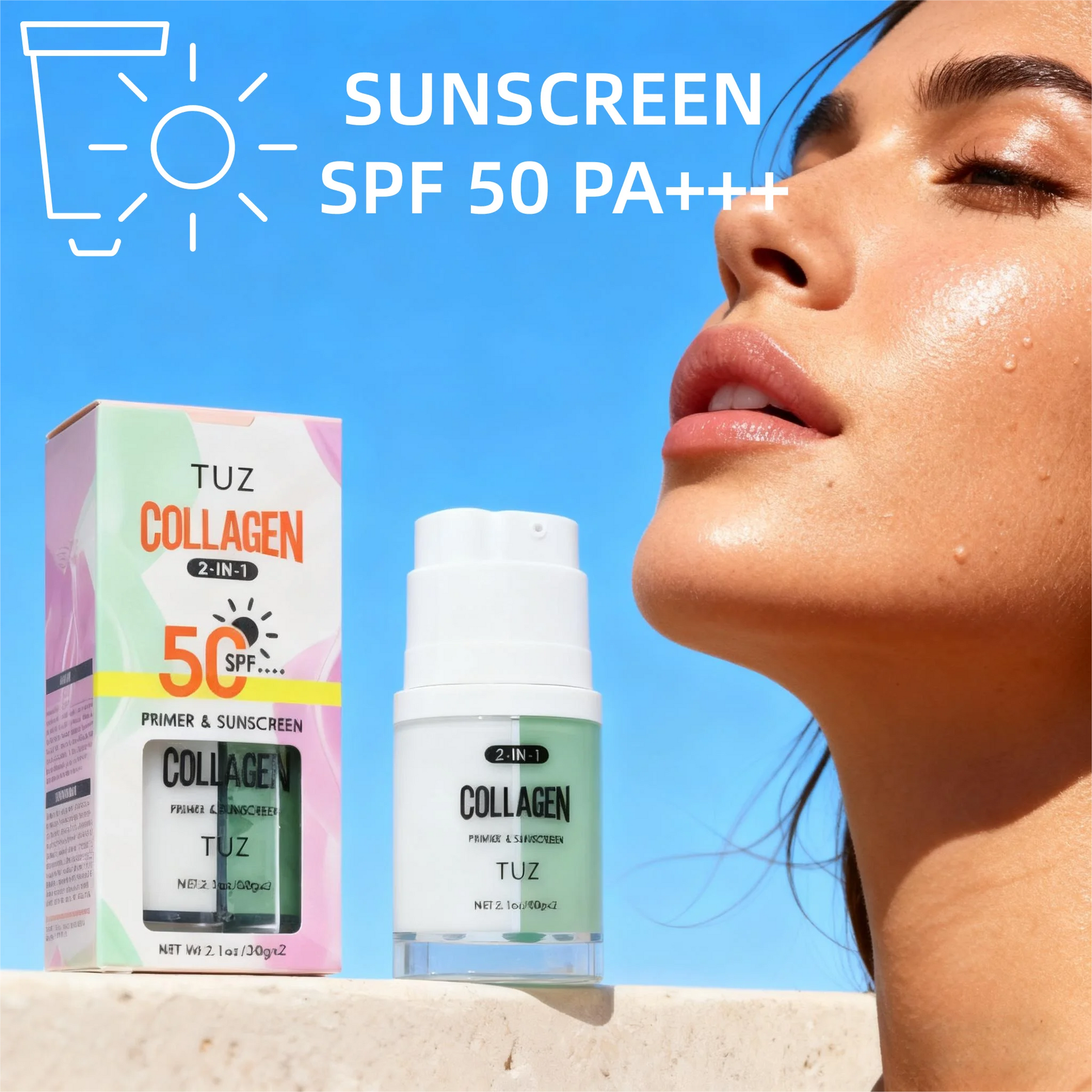 Collagen Primer and Sunscreen for Flawless Skin Peaceful Pleasures Health and Wellness