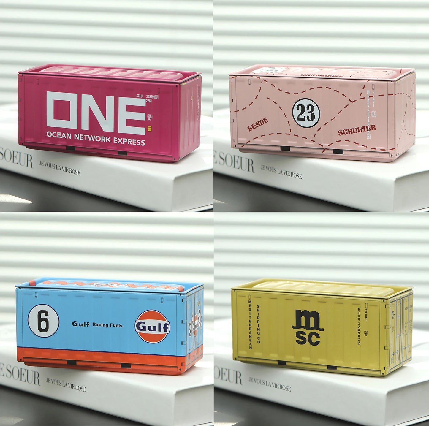 Mini Iron Storage Box Creative Decoration Collect Small Item