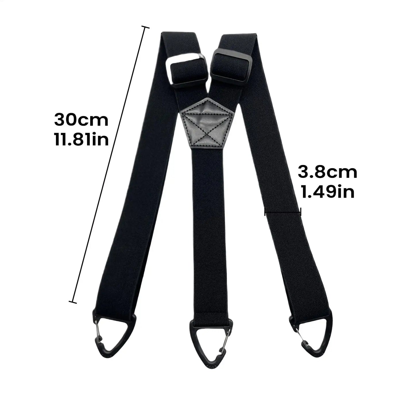 Men's Heavy Duty Y-Back Suspenders – Adjustable Elastic Braces
