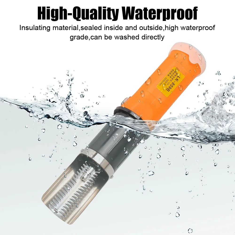 HOMEFISHSeafood Tools 6000 RPM Fish Scale Planer Fishing Scalers Scraper EU Plug Electric Fish Remover Cleaner Peaceful Pleasures Health and Wellness