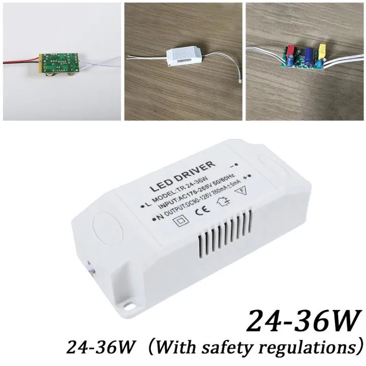 Lighting Transformers LED Driver 24-36W AC180-265V DC 90-140V