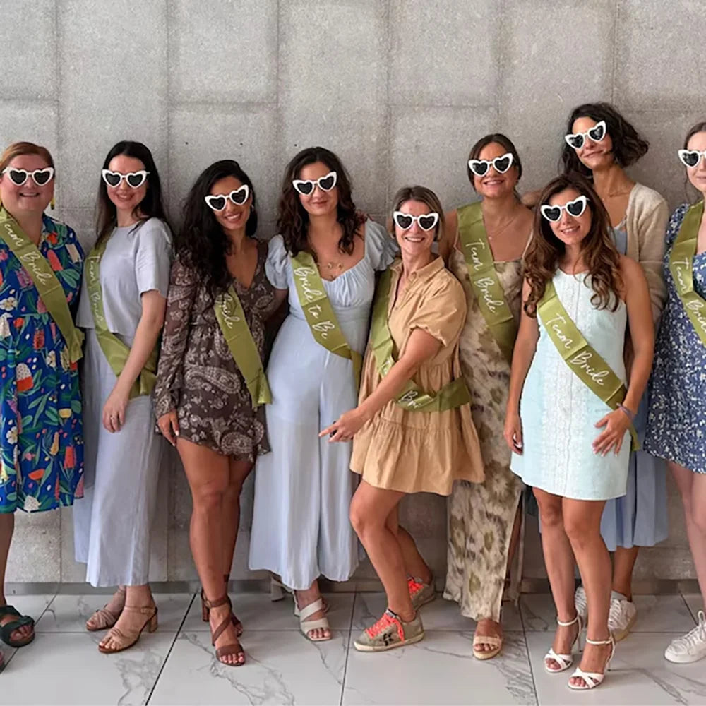 Bride To Be & Team Bride Sash – Bachelorette Party Favors
