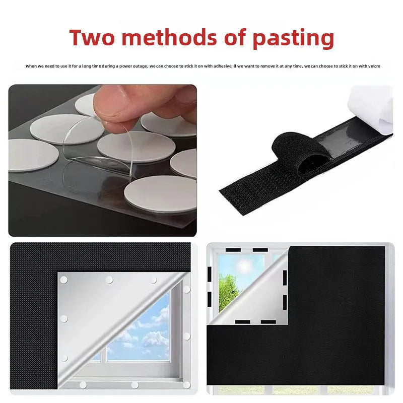 Self-Adhesive Blackout Window Film | No Drill Portable Curtain
