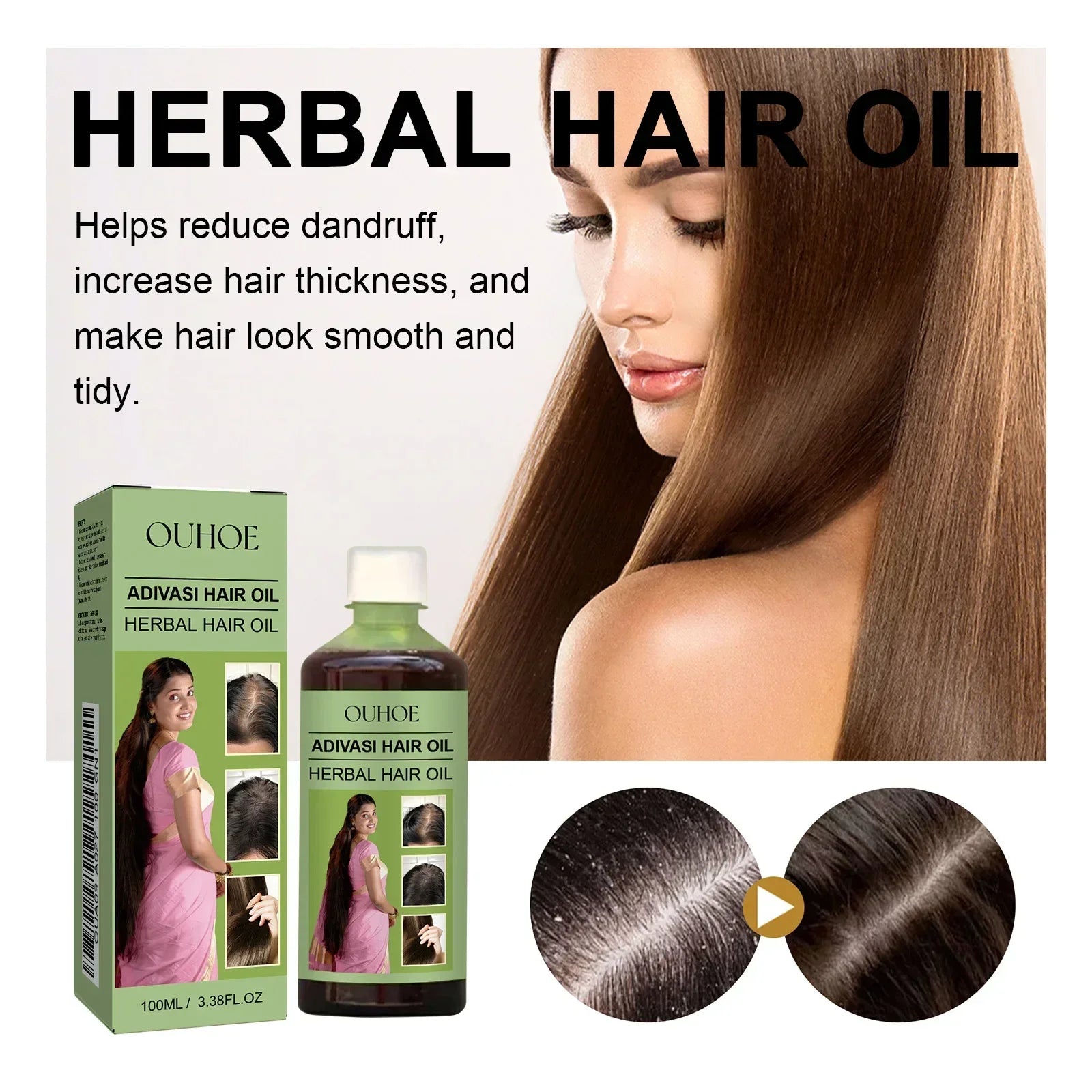Adivasi Herbal Hair Growth Oil 100ml – Rosemary & Ayurvedic Peaceful Pleasures Health and Wellness