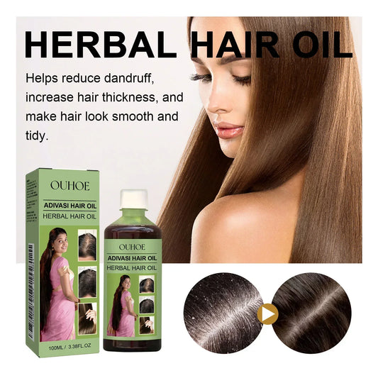 Adivasi Herbal Hair Growth Oil 100ml – Rosemary & Ayurvedic Peaceful Pleasures Health and Wellness
