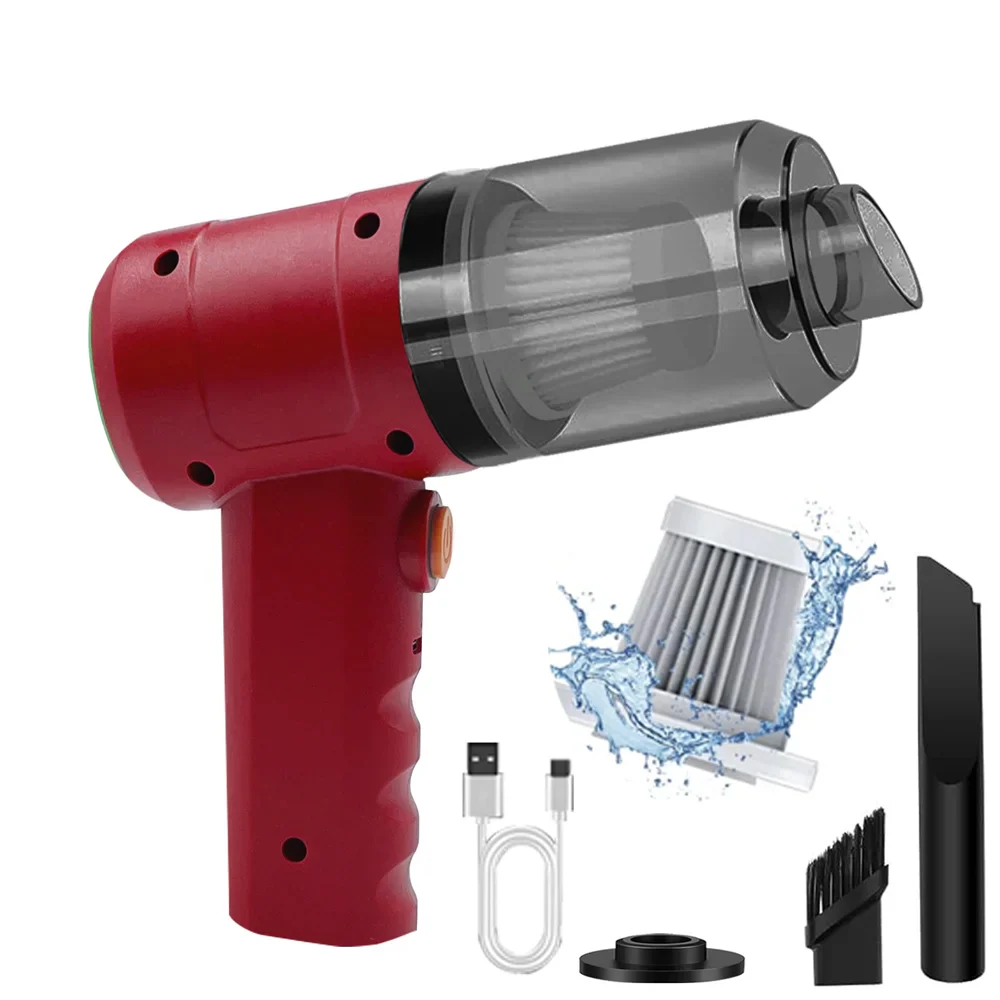 15000Pa Cordless Handheld Vacuum & Air Blower – 5-in-1 Mini