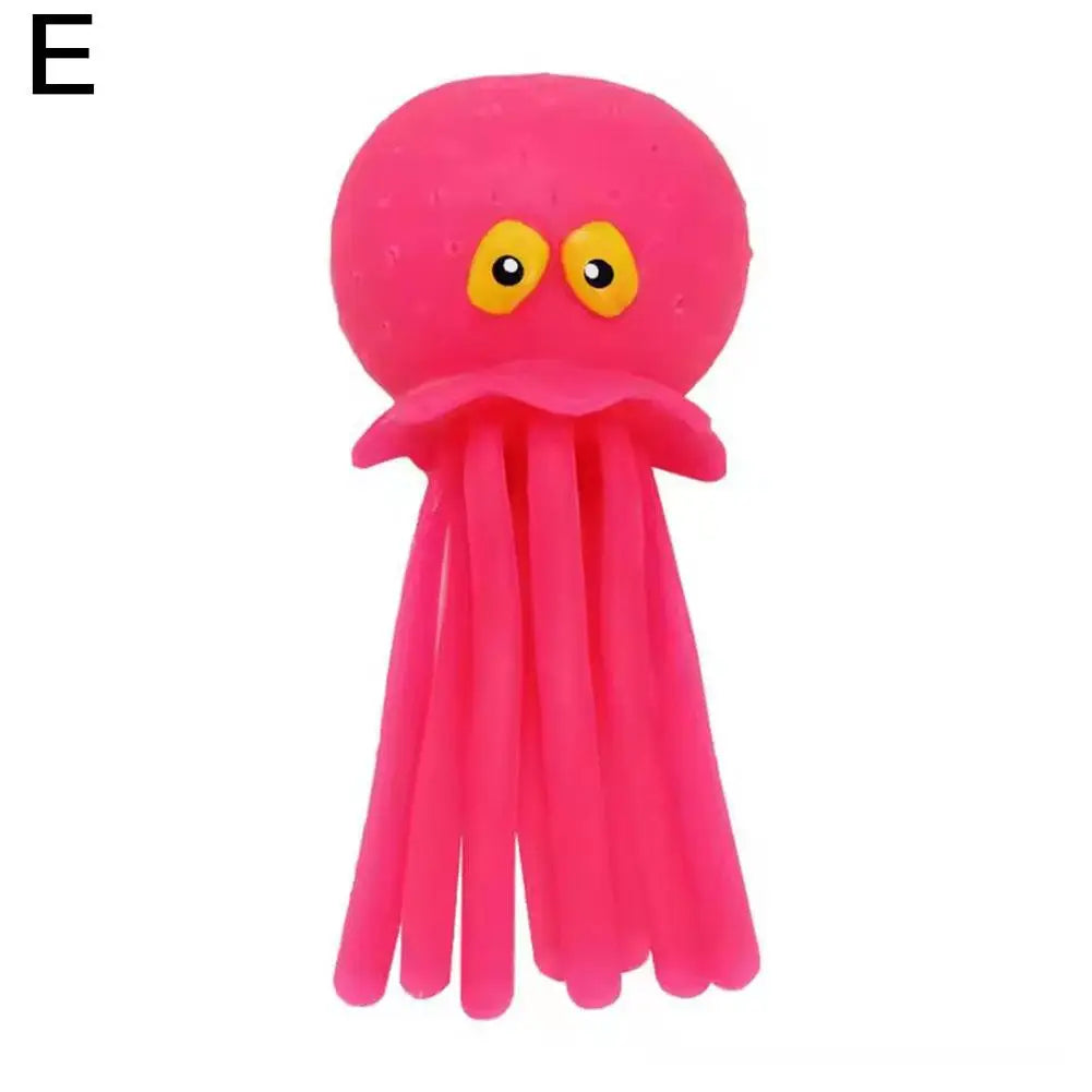 Octopus Squirt Bath Toy for Kids Ages 3–6 | Soft Silicone TPR