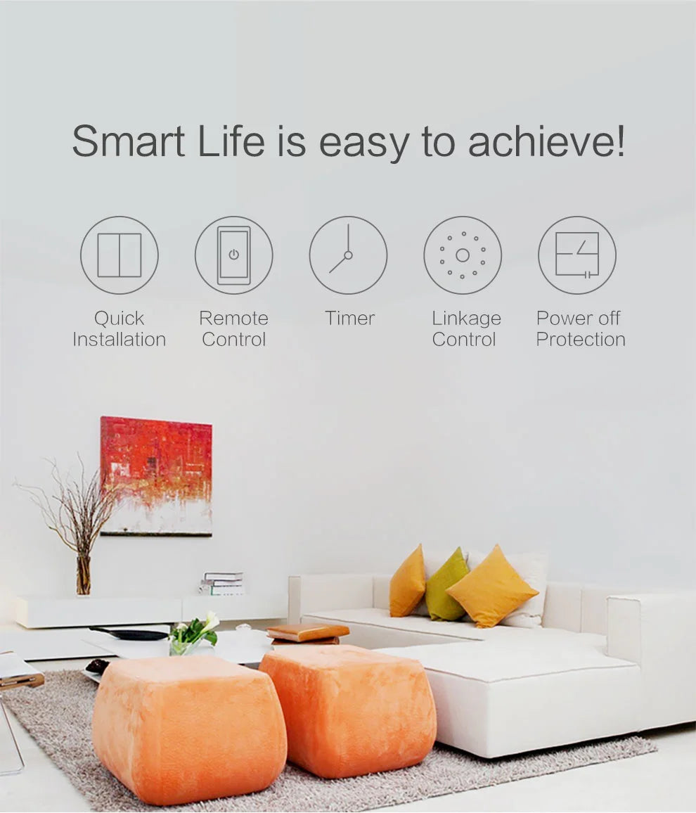 Original Aqara D1 Smart Wall Switch Zigbee Wired/Wireless Wall Switch 1/2/3 Button Switches For Mijia Mi Home APP Apple Homekit Peaceful Pleasures Health and Wellness