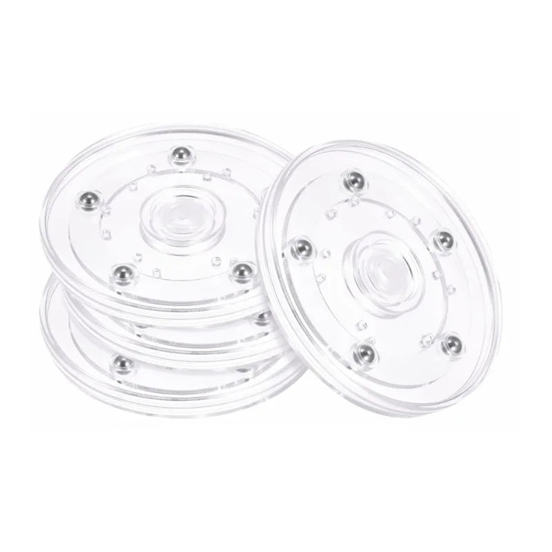 Acrylic 360° Rotating Display Stand | Clear Lazy Susan Turntable