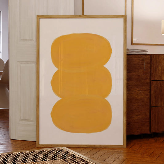 Abstract Shapes Canvas Wall Art Print | Modern Home Decor Canvas Wall Art Peaceful Pleasures Health and Wellness