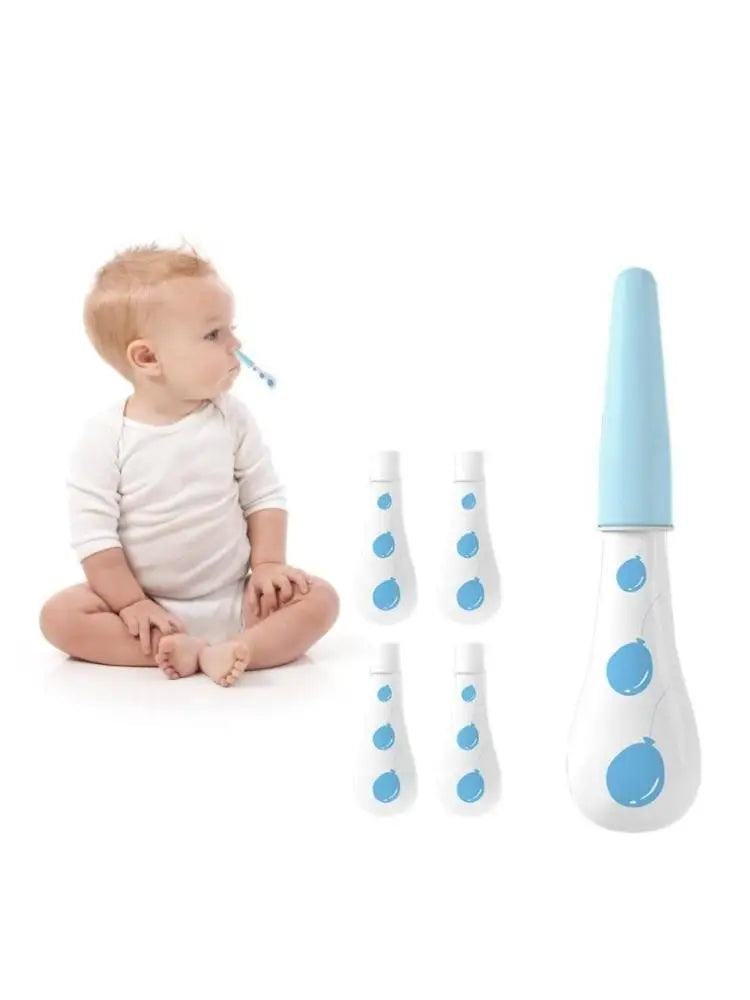 Soft Silicone Baby Nasal Aspirator – Safe Manual Nose Sucker