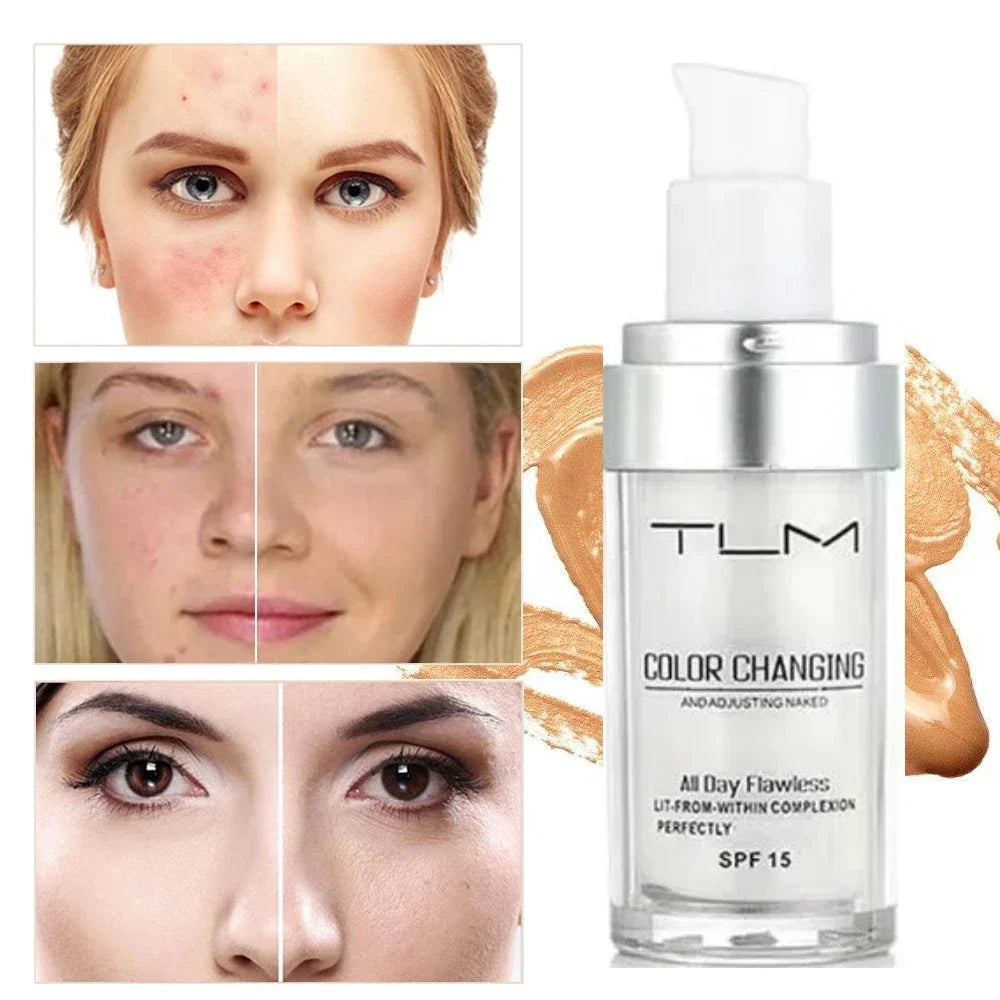 TLM Color Changing Liquid Foundation – Matte & Hydrating