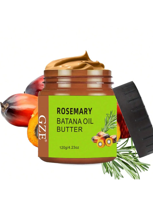 GZE Rosemary & Batana Oil Hair Butter Mask – Deep Moisture Deep Hair Mask Peaceful Pleasures Health and Wellness