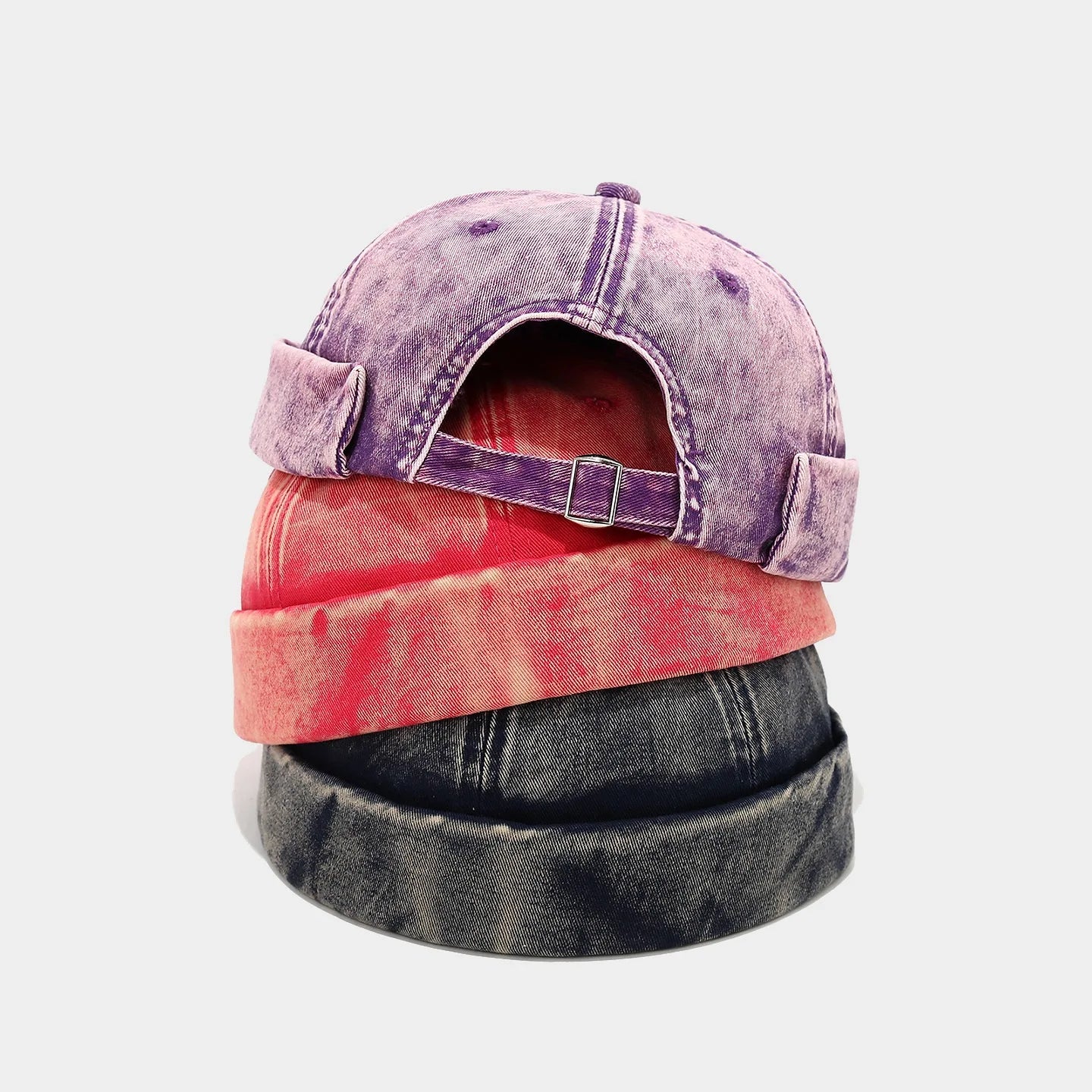 Vintage Dome Knit Beanie Hat – Unisex Adjustable Winter Cap