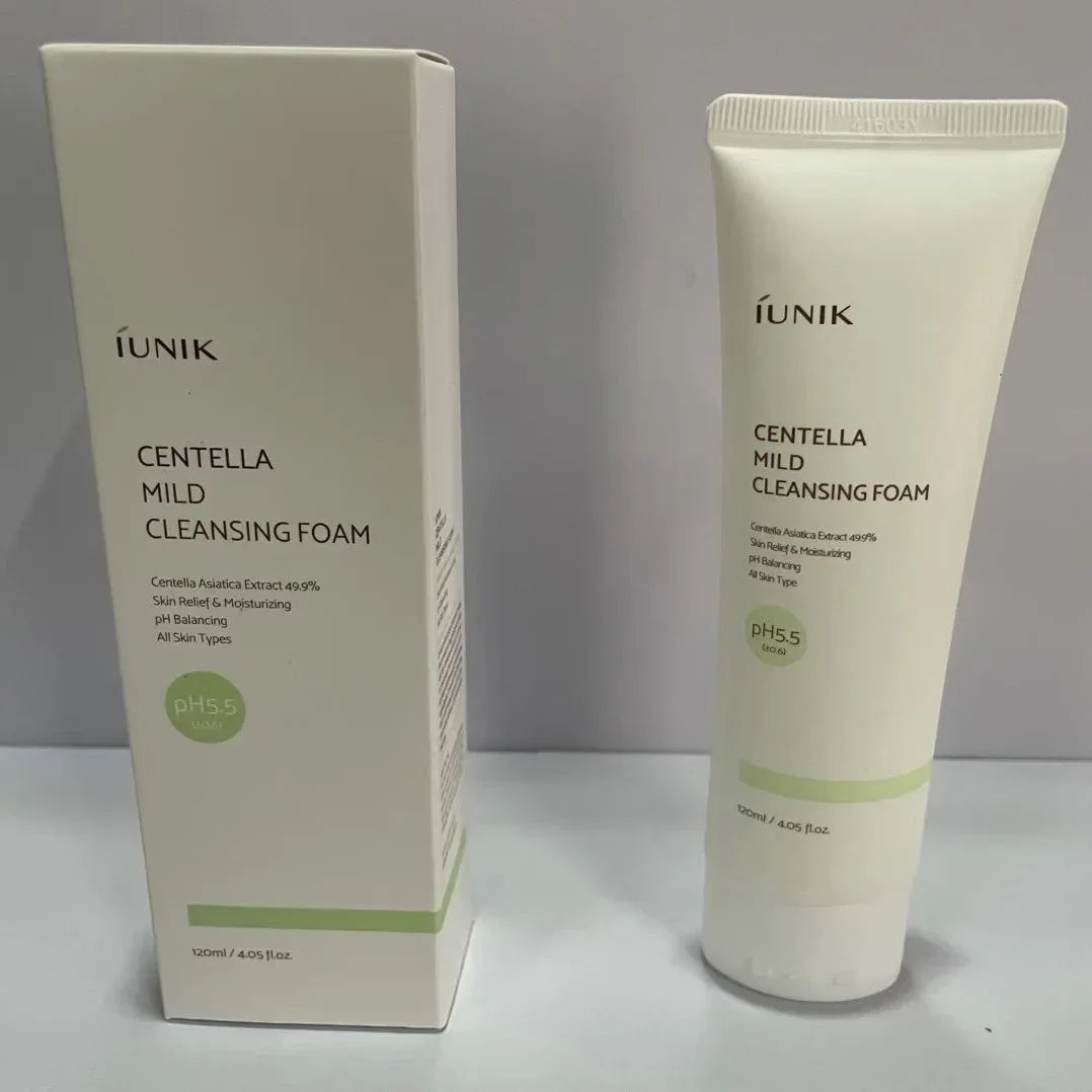 IUINK Korean Skin Care Propolis Vitamin Eye Cream PH5.5 Centella Mild Cleansing Foam Moisturizing Elasticity Wrinkle Skin Care Peaceful Pleasures Health and Wellness Cleansing Foam