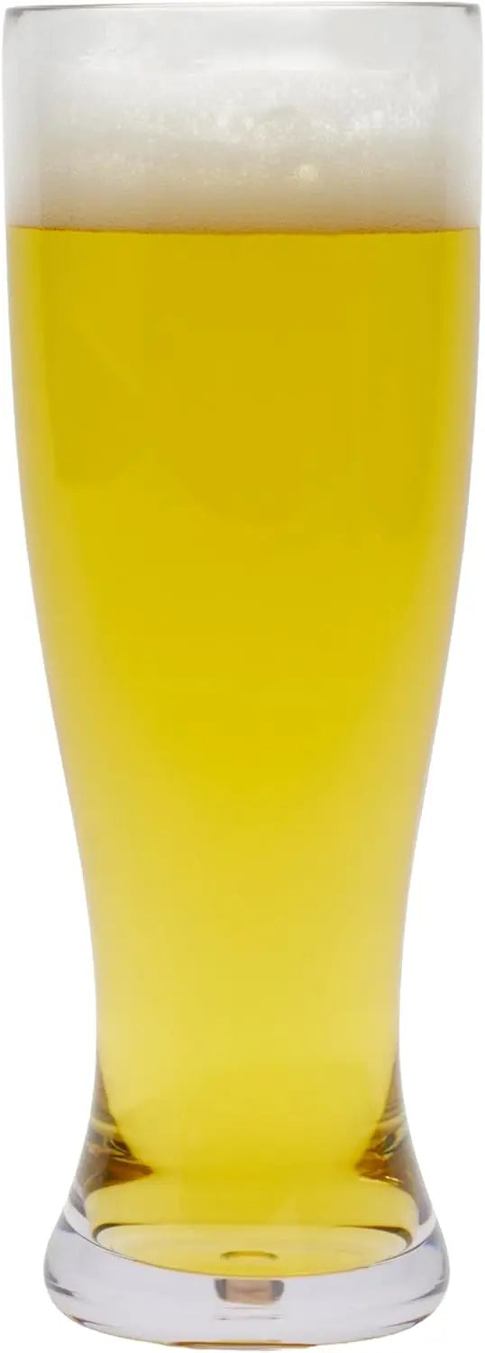 1/2/4/6PCS Free BPA Plastic Beer Pilson Glass 450ml Pint Glasses Tall Beer Cups Drinking Glasses for Cold Beverages or Party Peaceful Pleasures Health and Wellness 1PCS