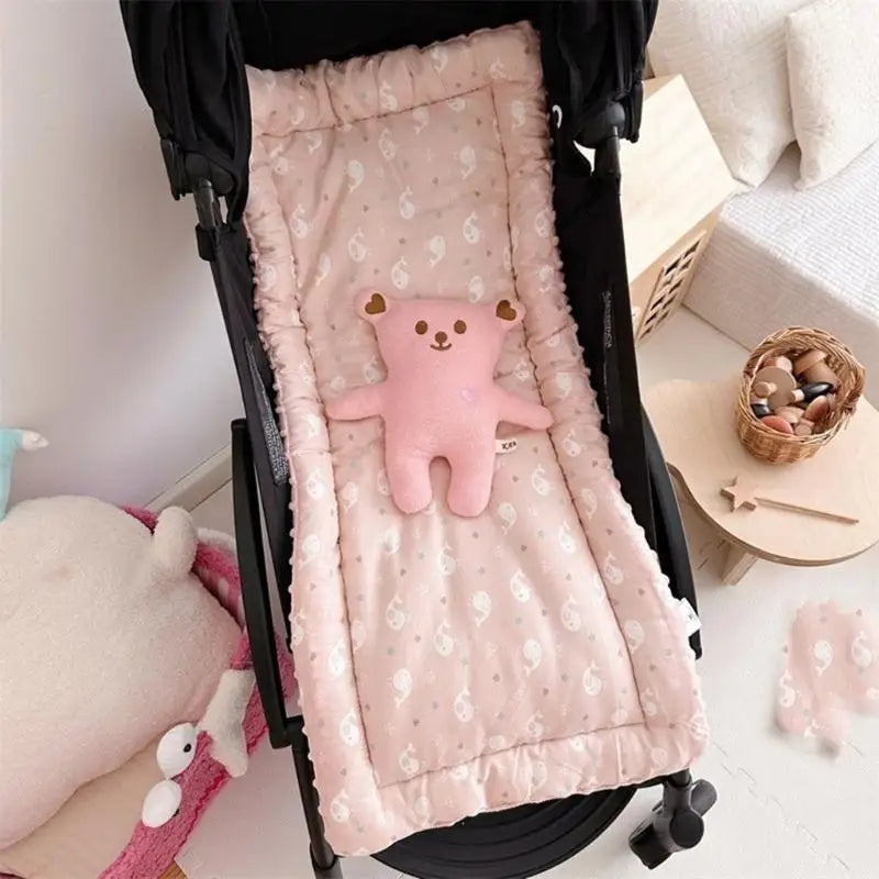 Baby Stroller Seat Cushion – Soft Breathable Four Season Pad