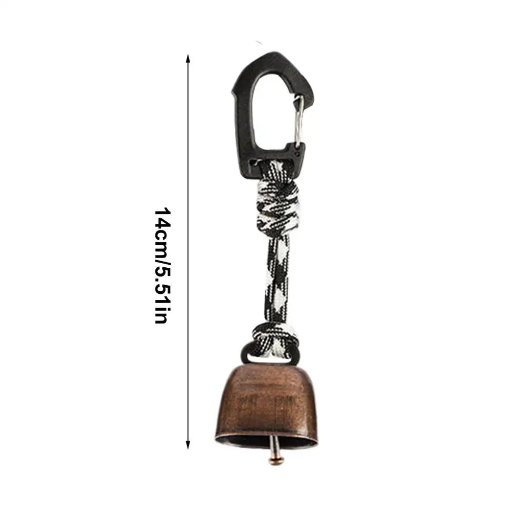 Bear Bell for Hiking & Camping – Loud Cowbell with Lanyard