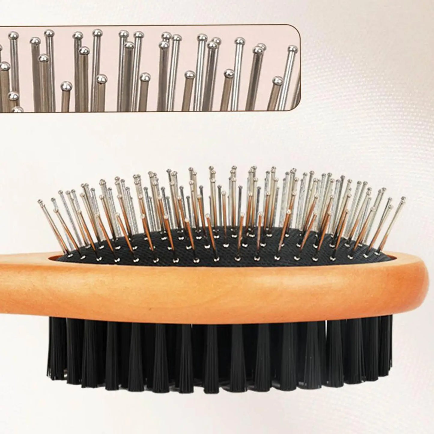 Double-Sided Pet Grooming Brush – Dog & Cat Hair Remover