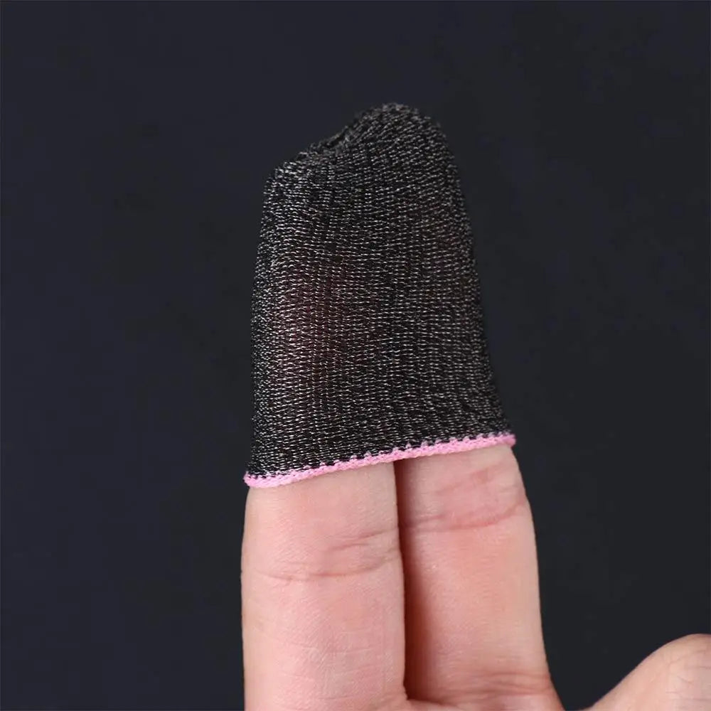 Mobile Games Touch Screen Gamer Fingertips Sleeve Sweatproof Thumb Gloves Gaming Finger Cover Finger Sleeve Fingertip Gloves Peaceful Pleasures Health and Wellness