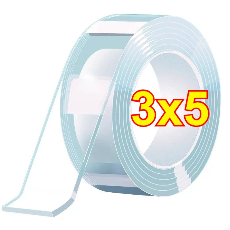 Nano Tape Double Sided Transparent Waterproof Reusable Tape
