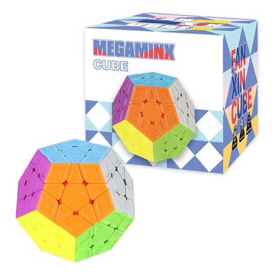 Megaminx Cube 3X3 Speed Magic Dodecahedron Magnets Twelve Matching Peaceful Pleasures Health and Wellness