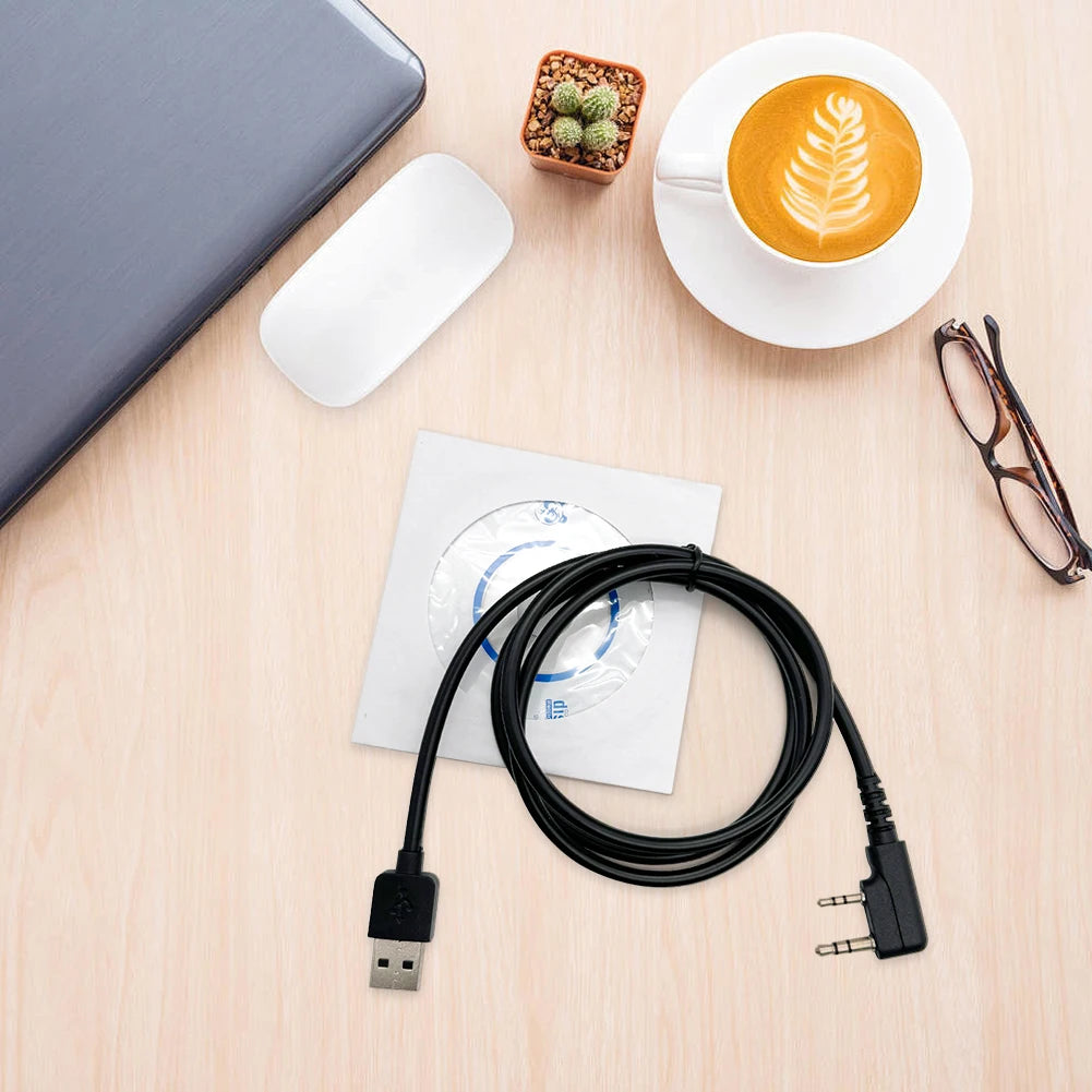 Walkie Talkie USB Programming Cable High Speed Original USB Programming Cable for TYT DMR Radio MD-380 MD-390 Retevis RT3 Peaceful Pleasures Health and Wellness