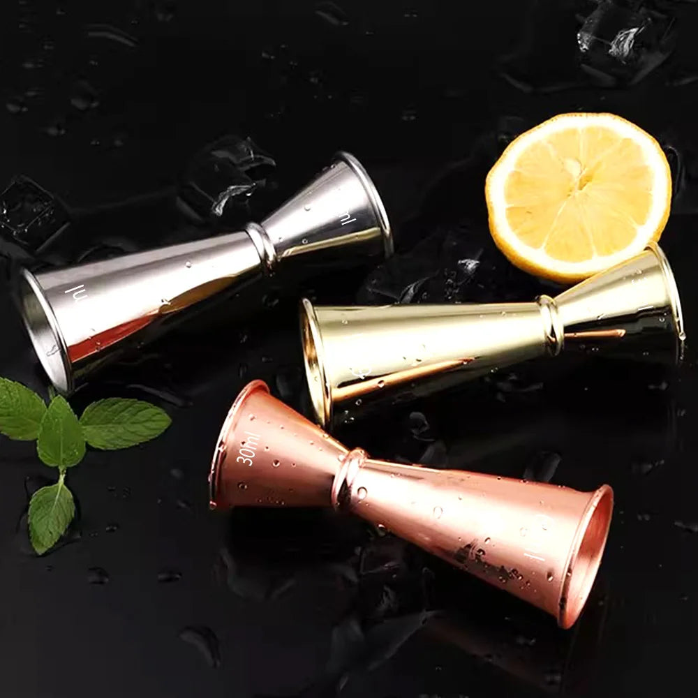 2026 New Dual Shot 304 Stainless Steel Measure Cup Cocktail Shaker Drink Spirit Measure Jigger Kitchen Bar Barware Tools Peaceful Pleasures Health and Wellness