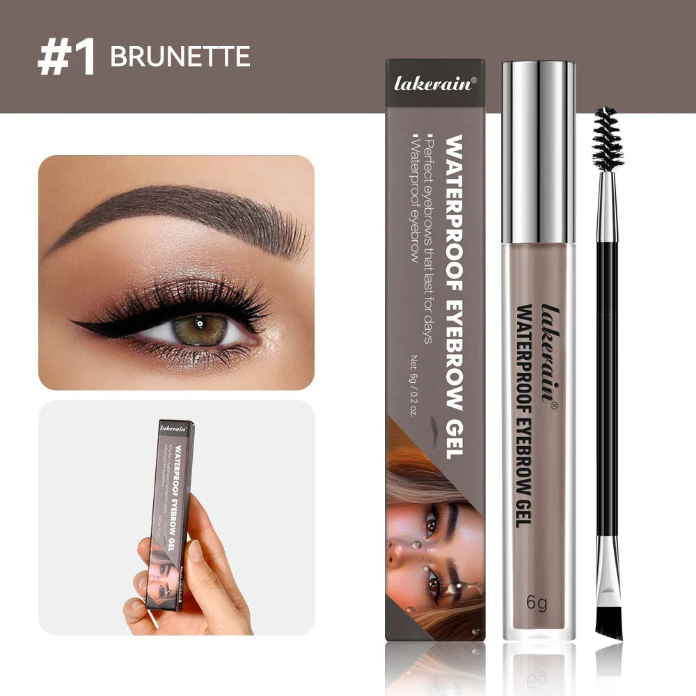 Waterproof Eyebrow Gel | High Pigment Long-Lasting Brow Tint