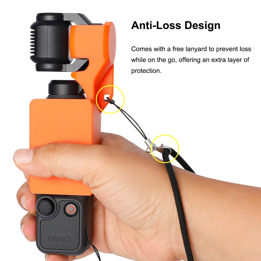 Screen Gimbal Clip For DJI Pocket 4 1:1 Precision Mold Anti Shake Scratch Guard Lightweight 15g Anti Loss Strap Included Peaceful Pleasures Health and Wellness
