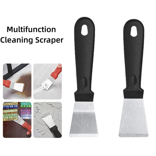 Stainless Steel Putty Knife Scraper Set – 2PC Multipurpose Scraper & Putty Knife Oasis Select