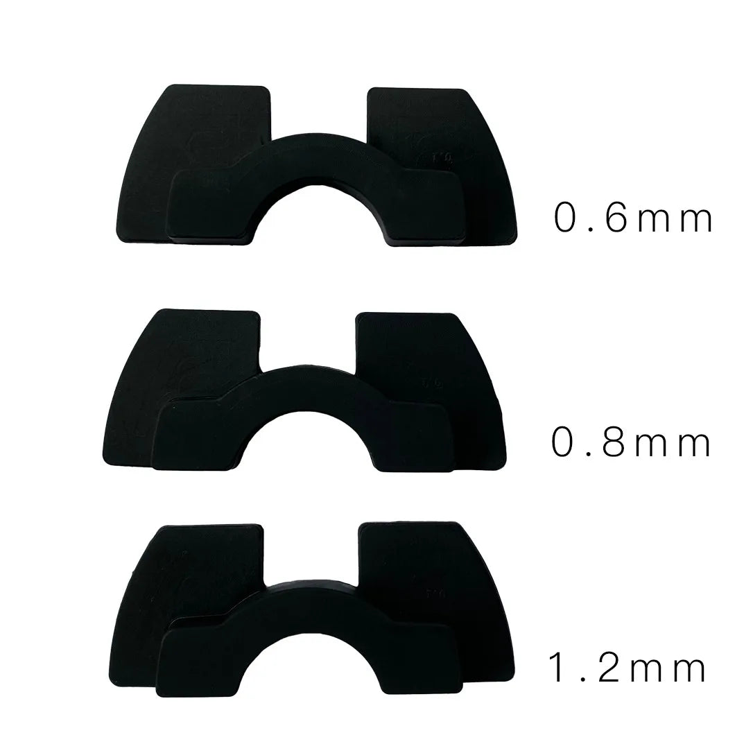 Xiaomi M365 Pro Silicone Vibration Damping Pads | 3 Pack Scooter Vibration Damper Peaceful Pleasures Health and Wellness black