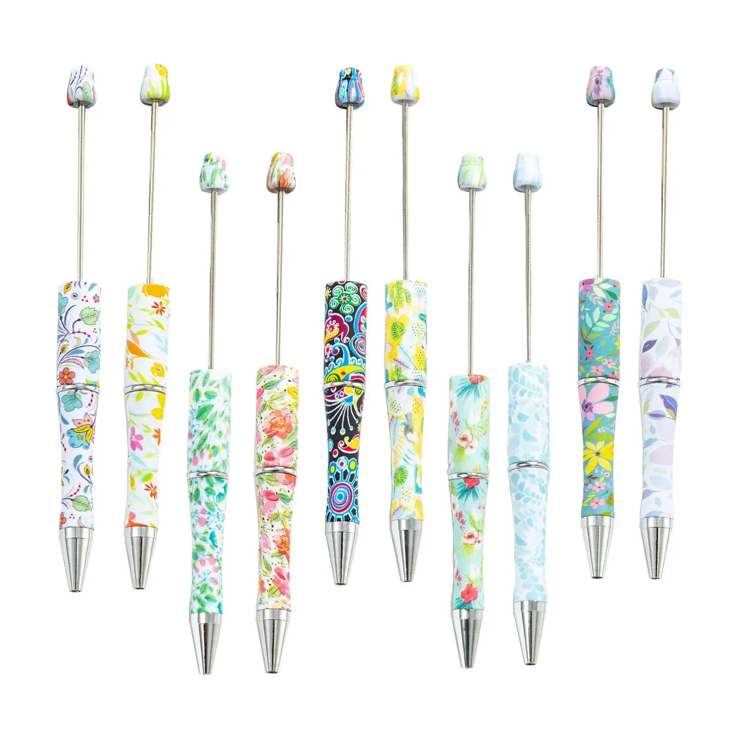 10-Pack Beadable Ballpoint Pens – DIY Bead Pens for Writing
