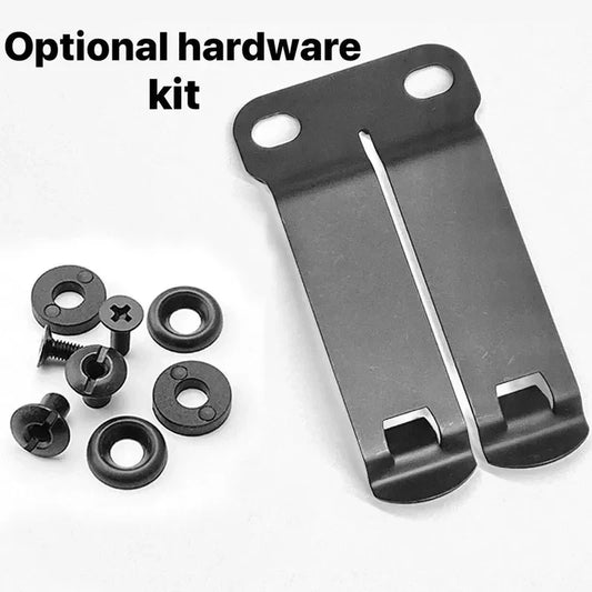 Stainless Steel Belt Clip for Knife Sheath & Holster | Style K Belt Clip Accessory Oasis Select